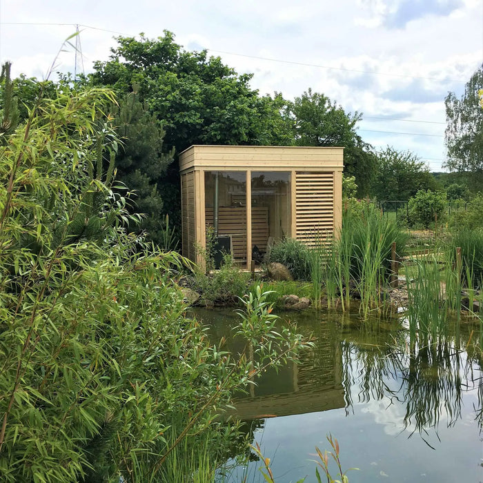 4 Person Traditional Outdoor Sauna Cube