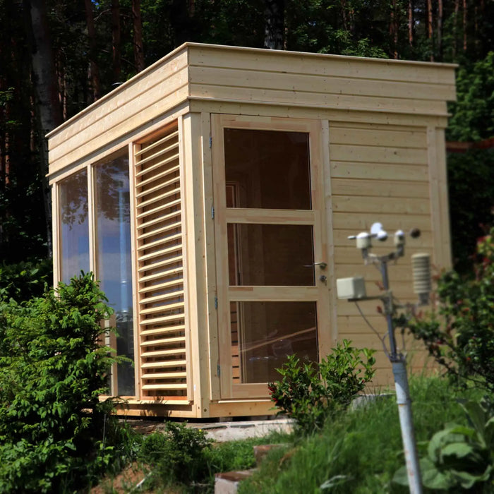 4 Person Traditional Outdoor Sauna Cube