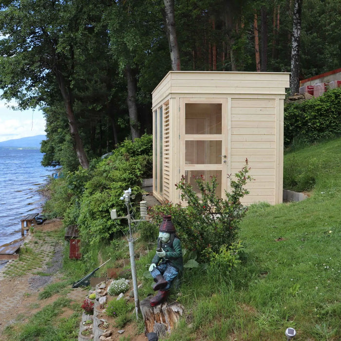 4 Person Traditional Outdoor Sauna Cube