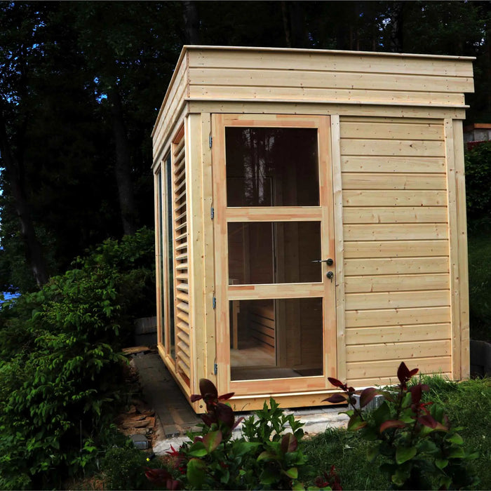 4 Person Traditional Outdoor Sauna Cube