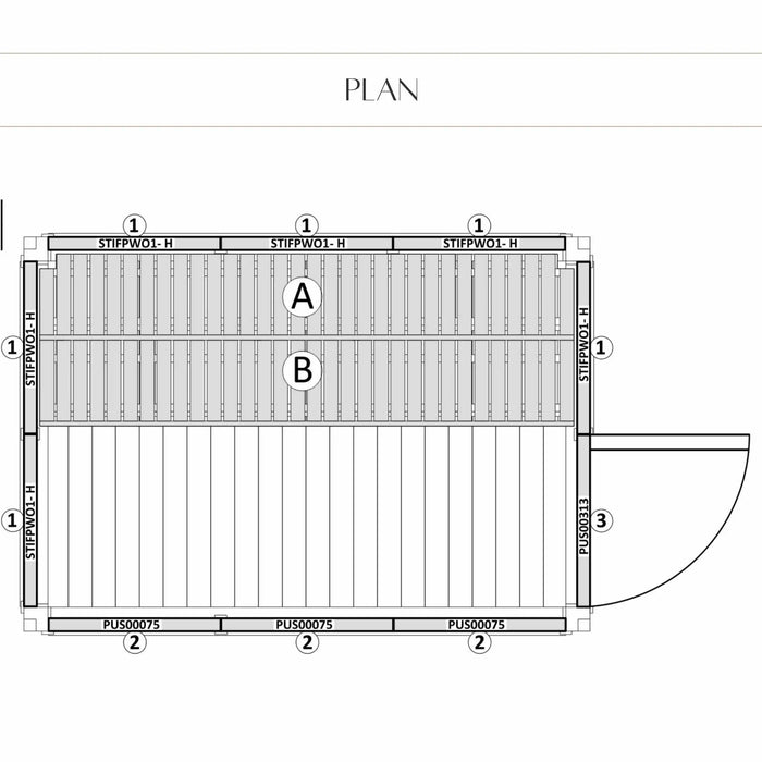4 Person Traditional Outdoor Sauna Cube