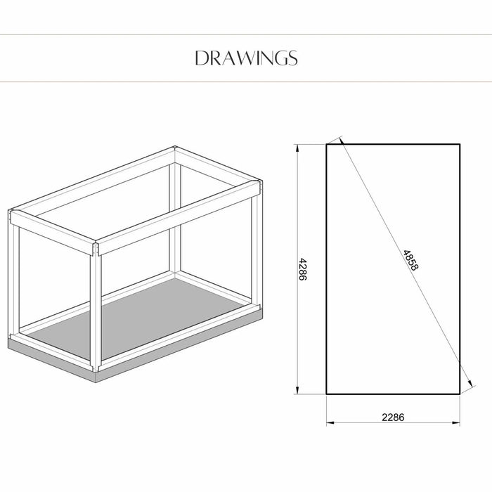 4 Person Traditional Outdoor Sauna Cube with Changing Room
