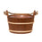 4 Living Sauna Bucket Alder With Rope Handle 4 Litre