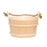 4 Living Sauna Bucket Spruce With Rope Handle 4 Litre