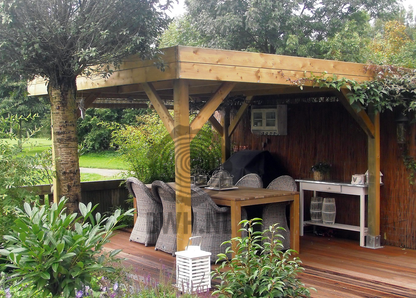 Large Modern Gazebo 4.5 x 4.5m