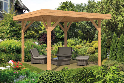 Kreta Modern Douglas Gazebo 3.65 x 3.65m