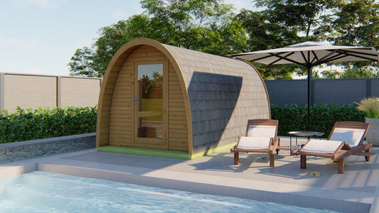 Tolva sauna pod (Thermowood) - 2.25 x 2.6m