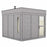 4 Person Outdoor Sauna Cube with Shower and Changing Room