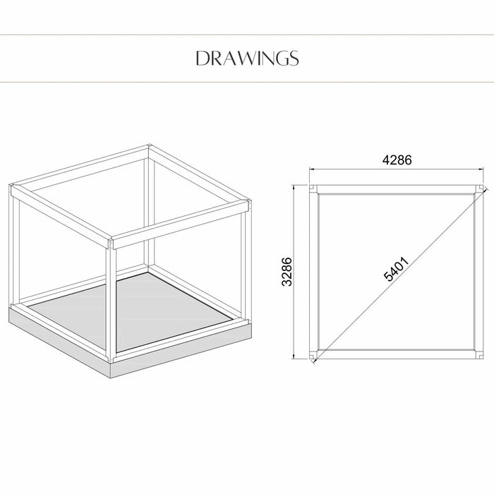 4 Person Traditional Outdoor Sauna with Lounge Room