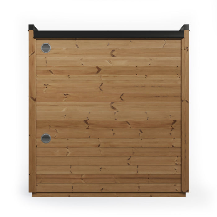 SaunaSupply Ella II Cube Thermowood Sauna - 3-4 person