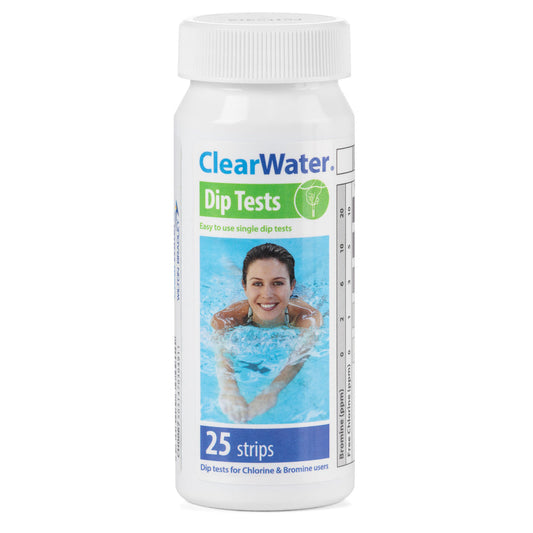 ClearWater 4-in-1 Hot Tub Test Strips – 150 Pack