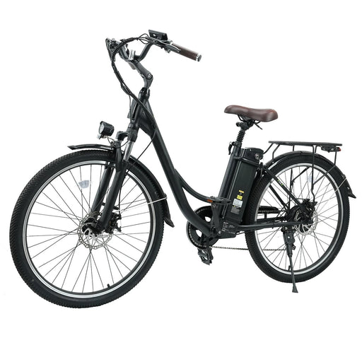 isinwheel U2 36V 13Ah 350W Electric Bike with 26-inch Tires – 25KM/H Top Speed, 75KM Range – Black