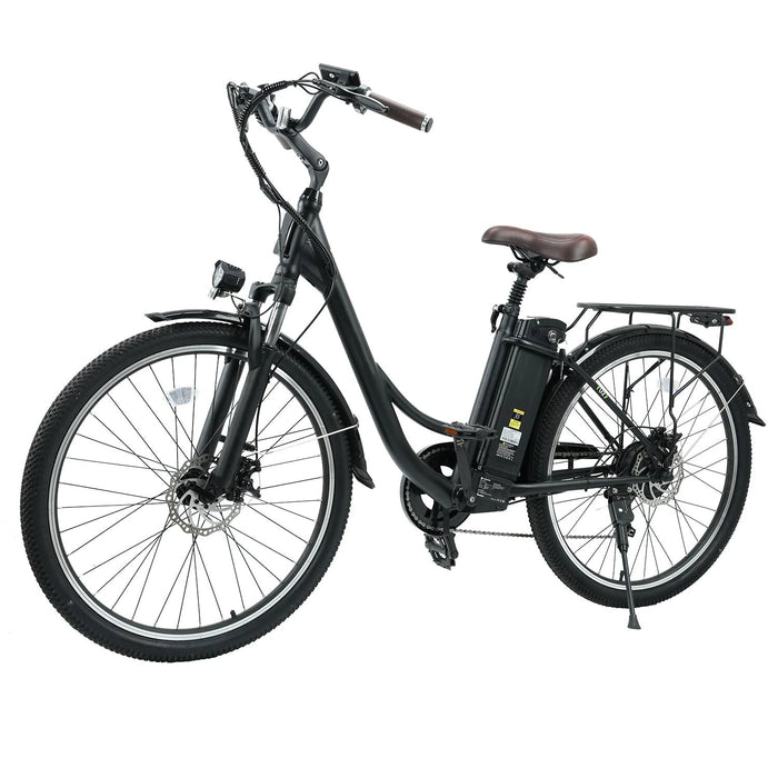 Isinwheel U2 26-Inch Electric Bike 350W Motor 36V 13Ah Battery Black