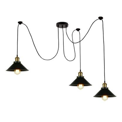 Multi Fleming Spider Pendant Light Black ~6165