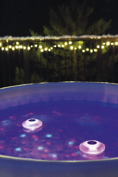 Floating hot tub light product packaging