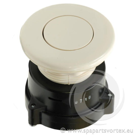 Tecmark Air Button low profile white long distance spa control