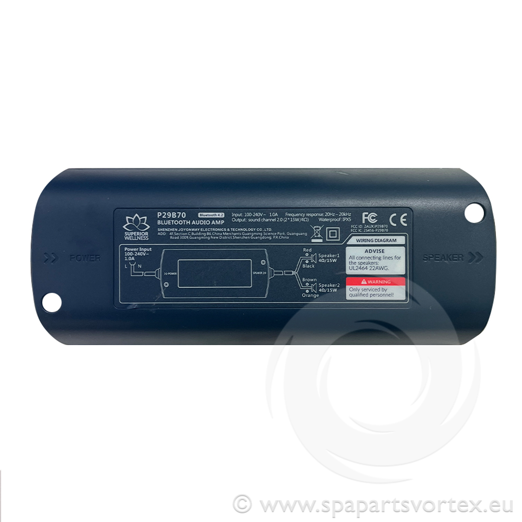 Joyonway P29B70 Bluetooth amplifier for spa audio