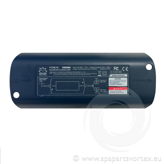 Joyonway P29B70 Bluetooth amplifier for spa audio