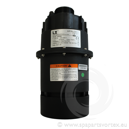 LX AP300-V2 blower product packaging