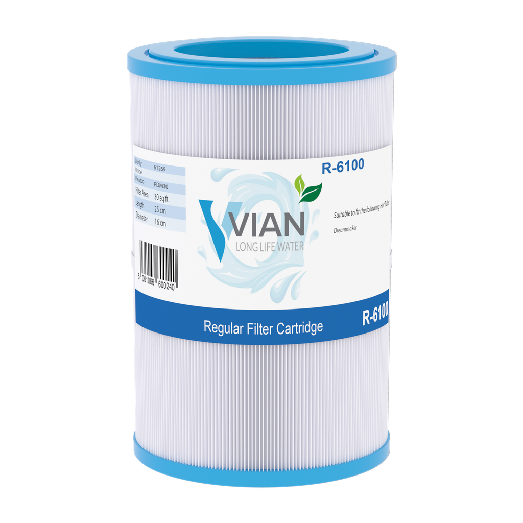 Vian R-6100 Hot Tub Filter PDM30 – Box of 9