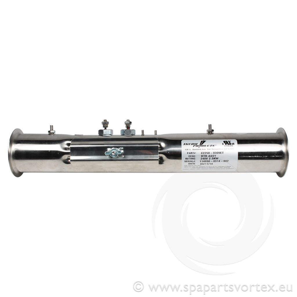HydroQuip 2.5kW Challenger heater assembly for hot tub