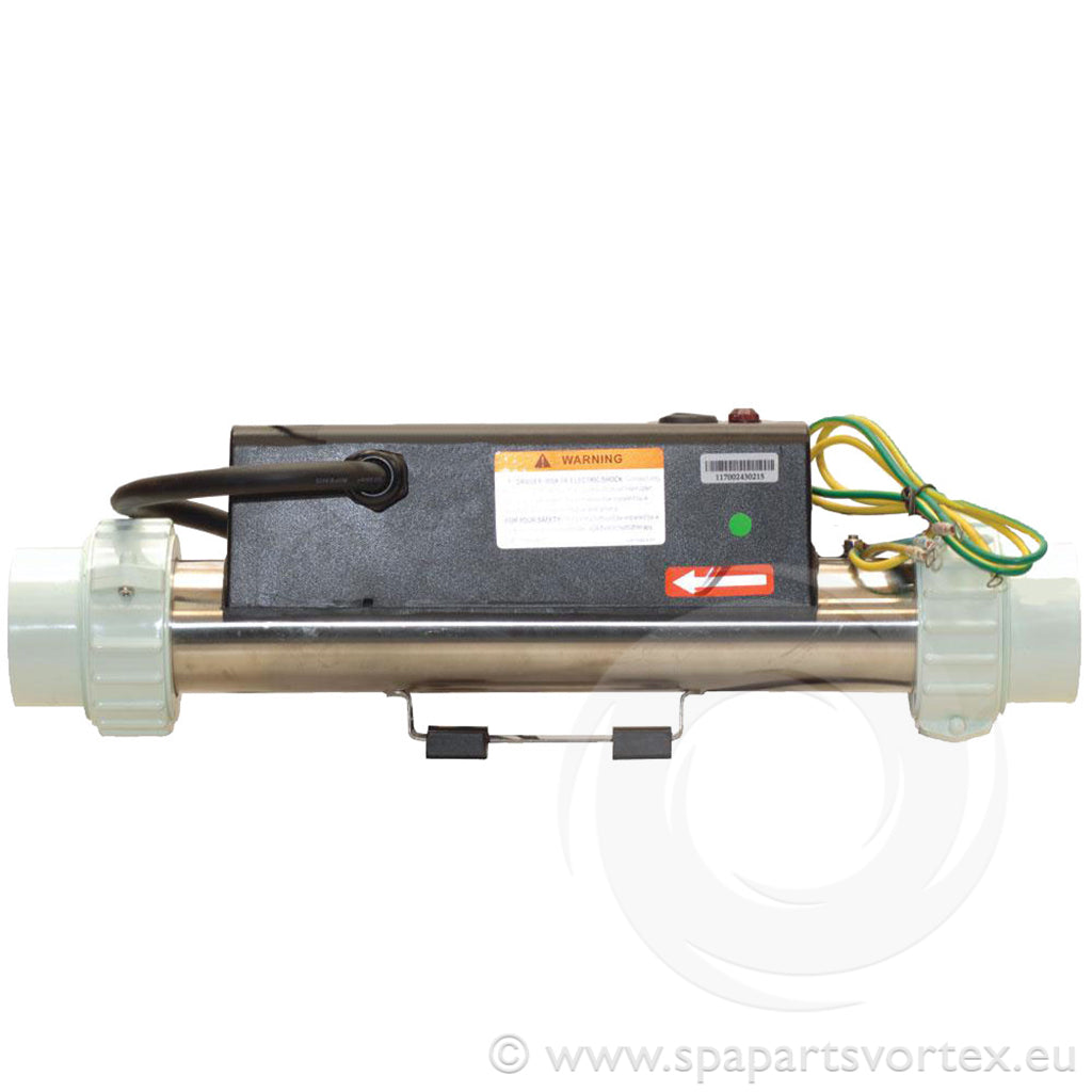 LX H30-R1 3.0kW straight spa heater assembly with Incoloy element