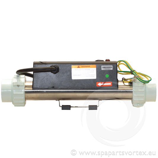 LX H30-R1 3.0kW straight spa heater assembly with Incoloy element