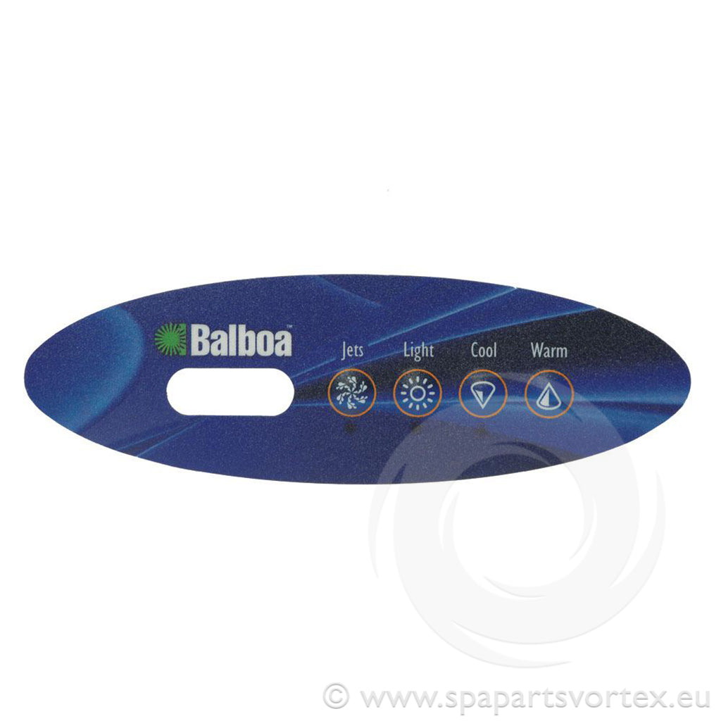 Balboa VL240 Overlay 4 Button 1 Pump No Air