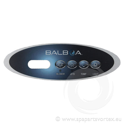 Balboa VL240 4 Button Overlay 1 Pump Air Spa Panel