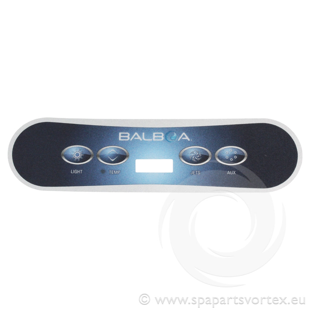 Balboa VL400 4 Button Overlay 1 Pump Aux Spa Panel