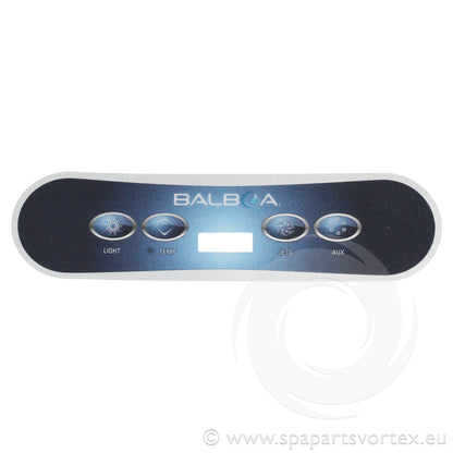Balboa VL400 4 Button Overlay 1 Pump Aux Spa Panel