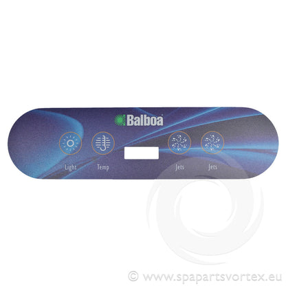 Balboa VL400 4 Button Overlay 2 Pump No Air Spa Panel