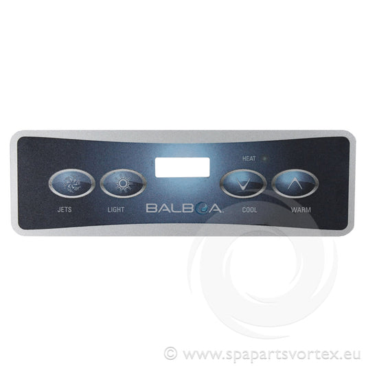 Balboa VL401 4 Button Overlay blue - 1 pump no air