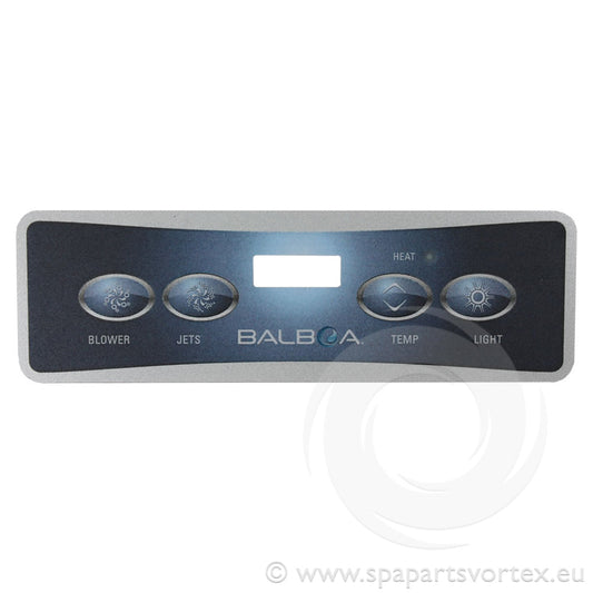 Balboa VL401 Overlay 4 Button 1 Pump + Air