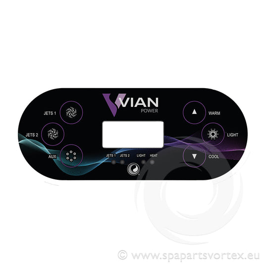 Vian Power TP600 overlay 2 pumps plus aux Balboa spa part