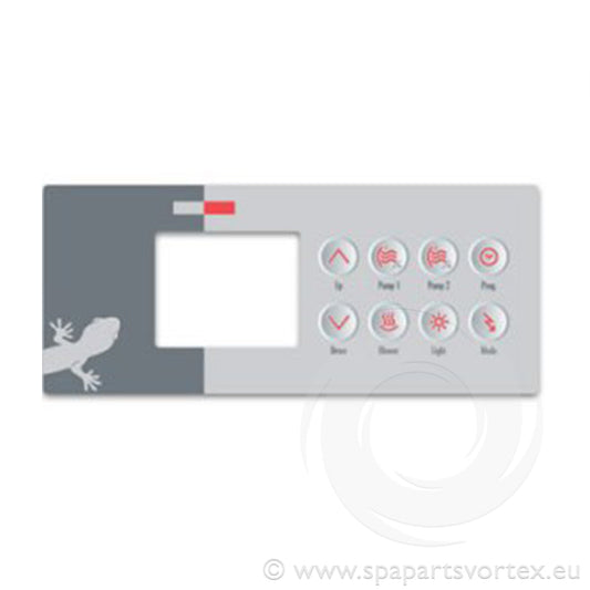 Gecko Overlay TSC-4 8keys replacement spa panel overlay