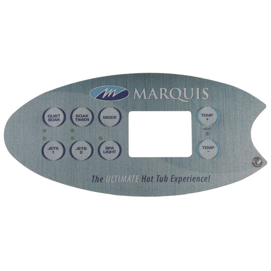 (650-0683) Marquis Spas Overlay MQ554 8 Button 2 Pump 2012
