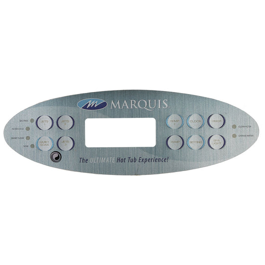 (650-0687) Marquis Spas Overlay 10 buttons 3 Pumps