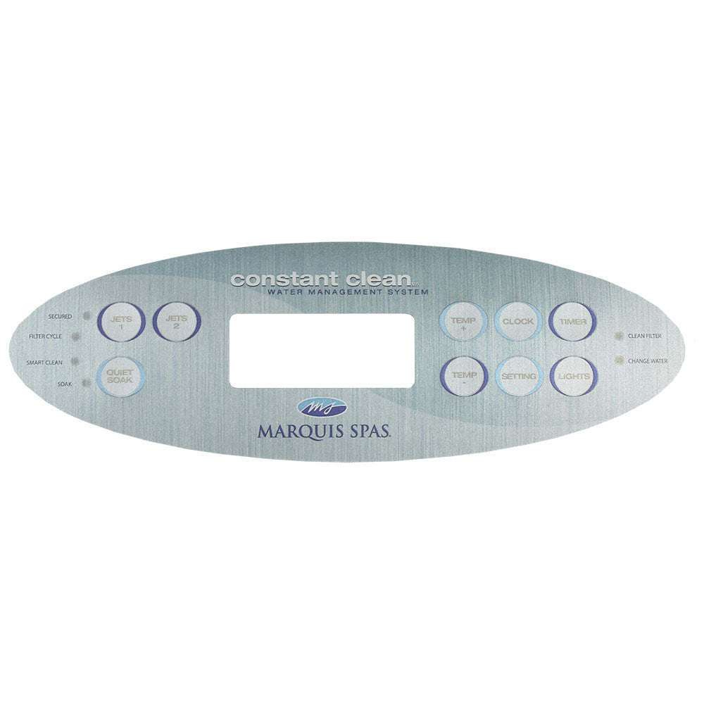 (650-0704) Marquis Spas Overlay 9-Buttons 2007/2008