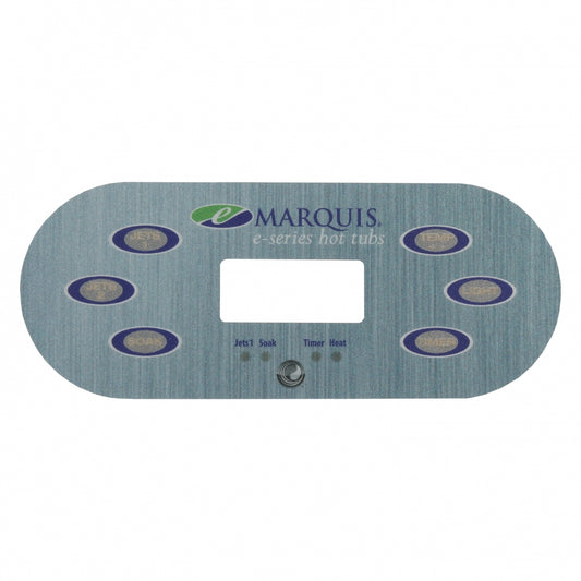 (650-0742) Marquis Spas Overlay E-Series 6 buttons 2 Pumps 2014
