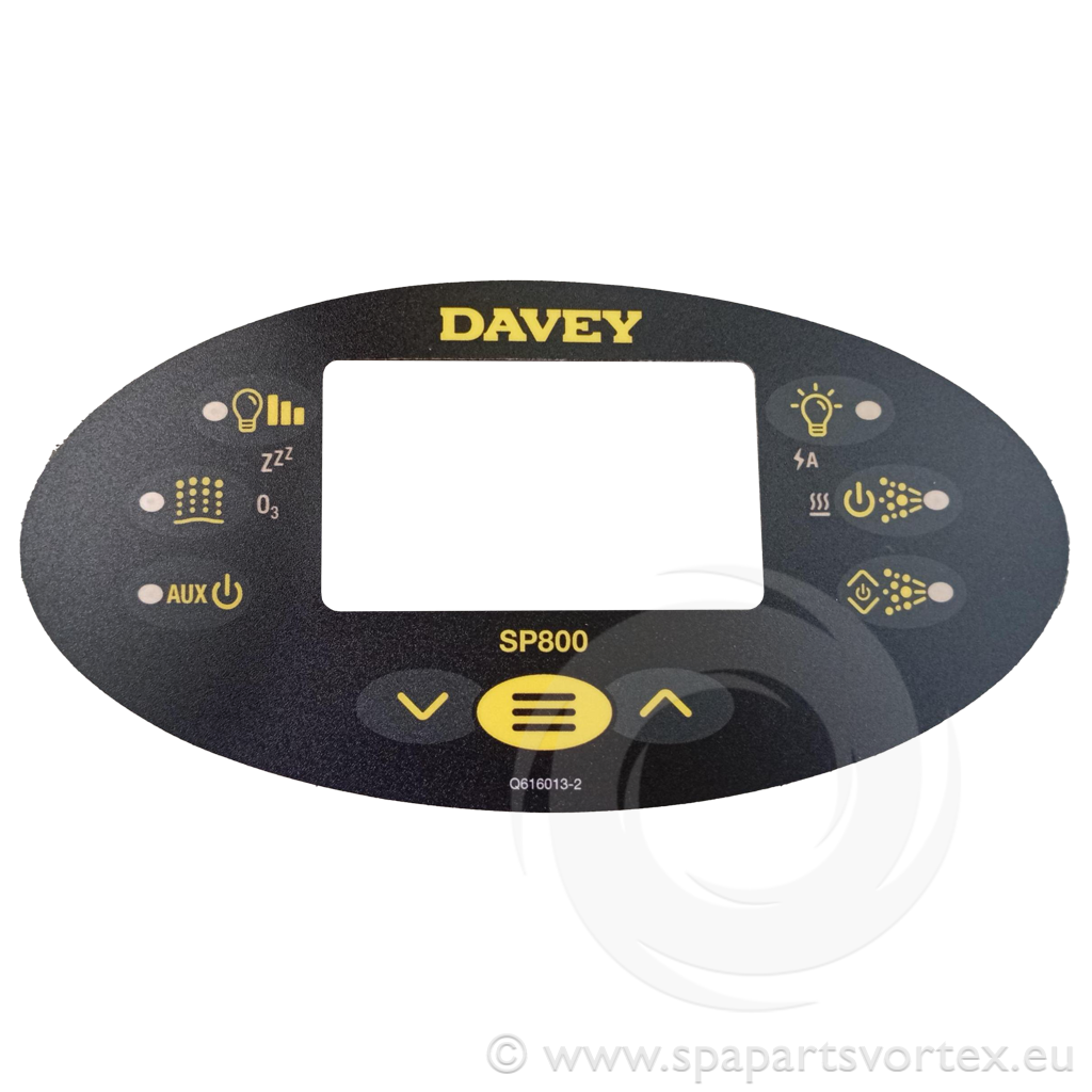 Davey SP800 Oval replacement overlay