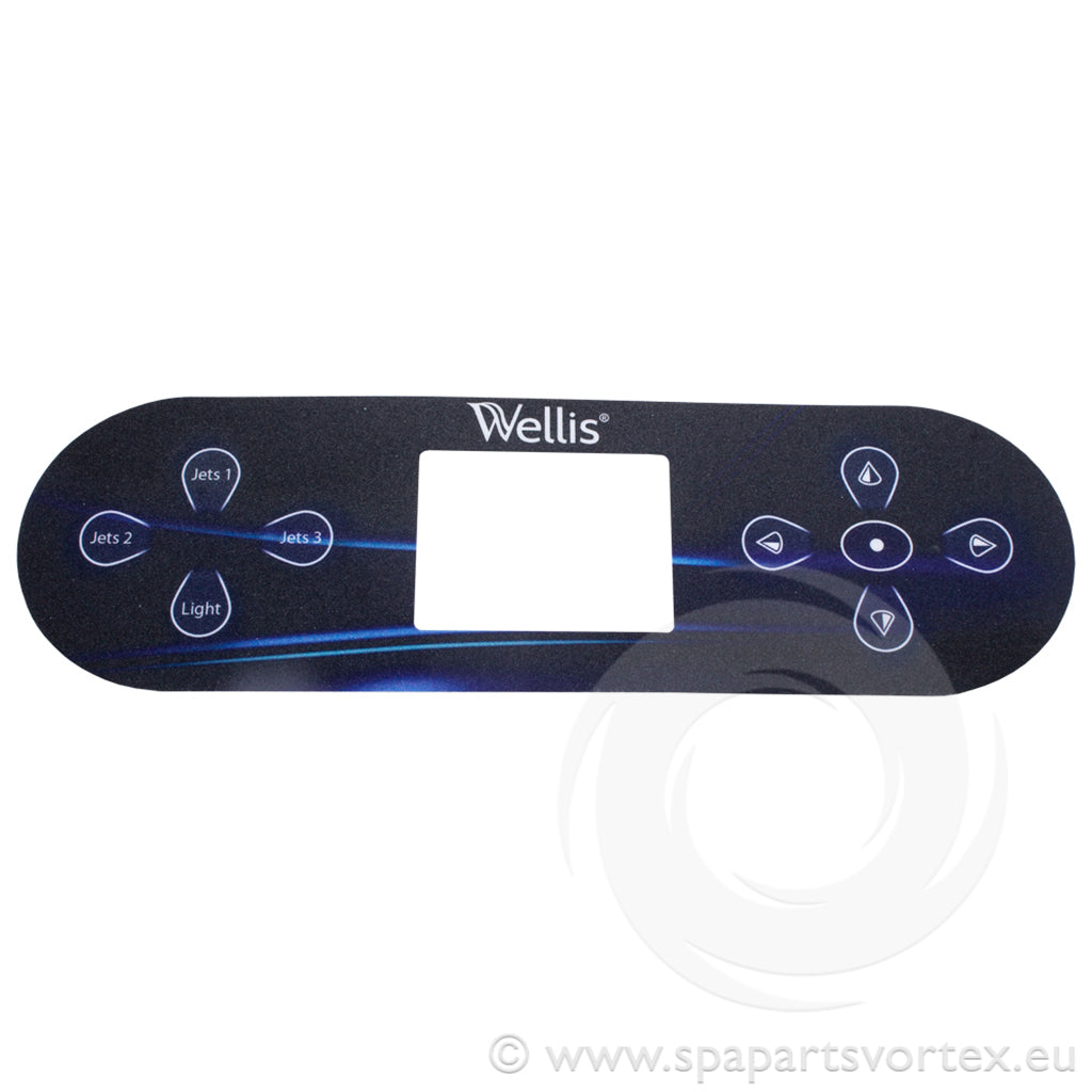 Wellis TP800 Control Panel Overlay – Balboa Fit