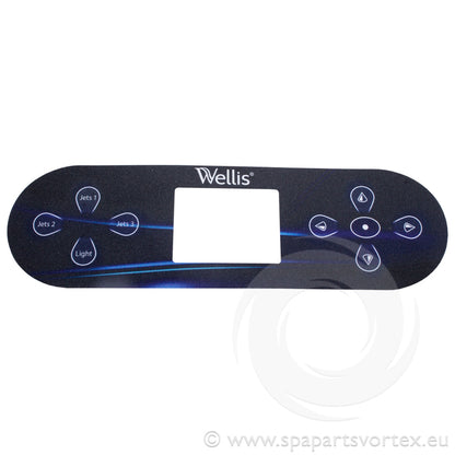 Wellis TP800 Control Panel Overlay – Balboa Fit
