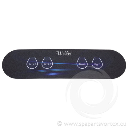 Wellis AX40 Control Panel Overlay – Balboa Fit