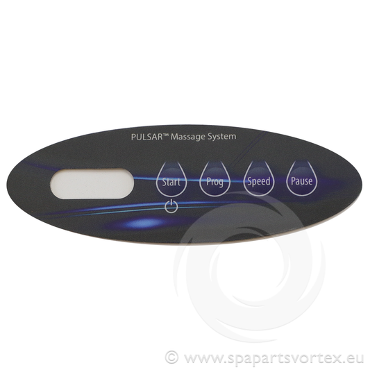 Wellis Pulsar sticker control panel overlay ACM0596