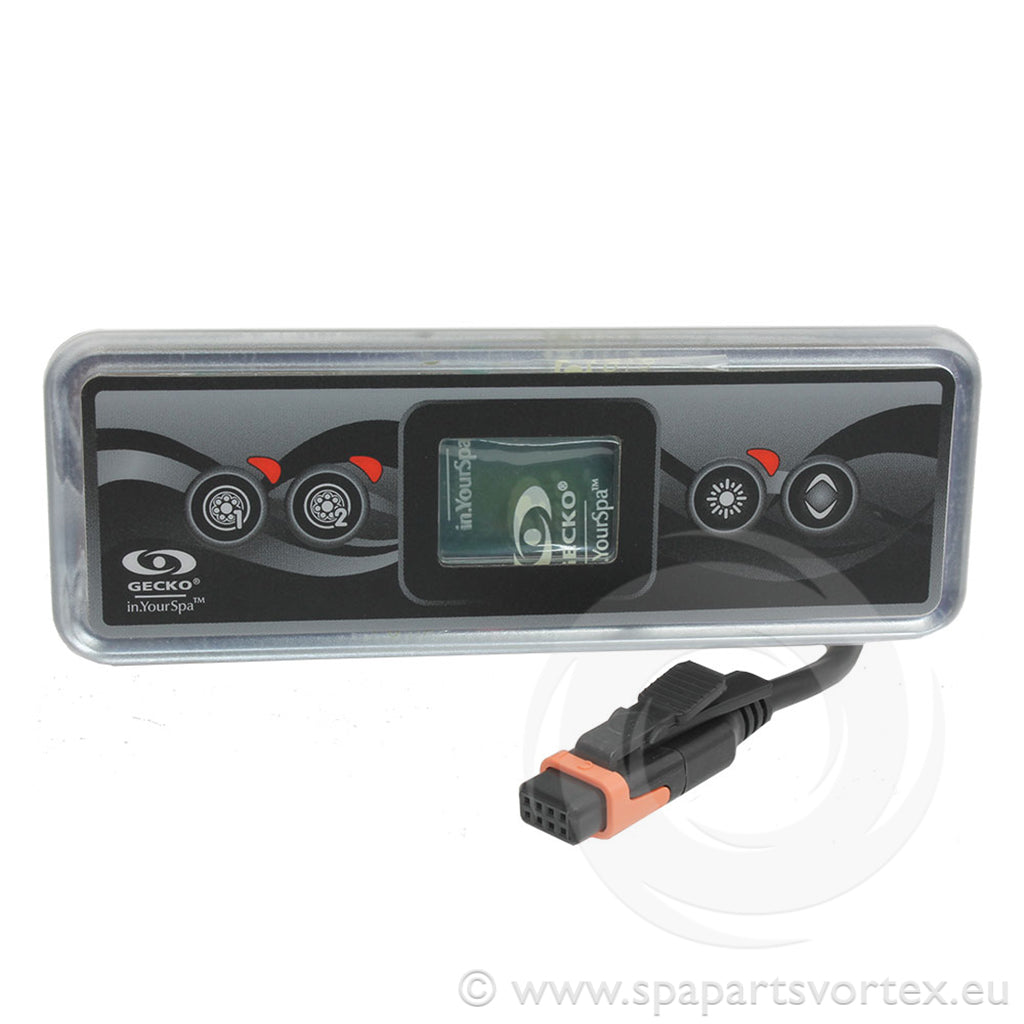 Gecko IN.K300 Topside Panel (2 Pump) – Spa Control