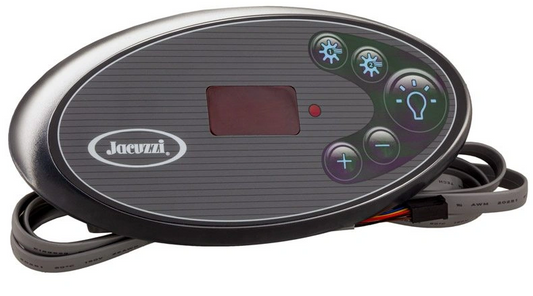 Jacuzzi J-200 Series topside control panel for 2007+ 2-pump hot tubs