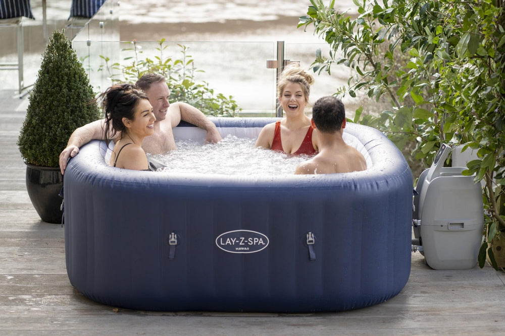 AirJet Pump lifestyle hot tub setting