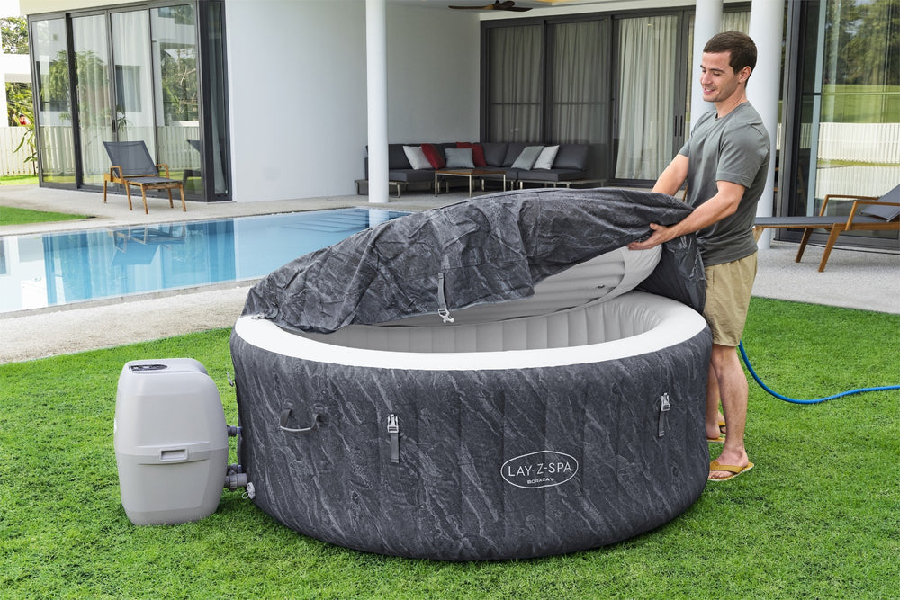 Ryny Boracay AirJet hot tub full setup with accessories