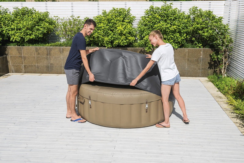 Round Thermal Hot Tub Cover – X Large 216cm x 80cm